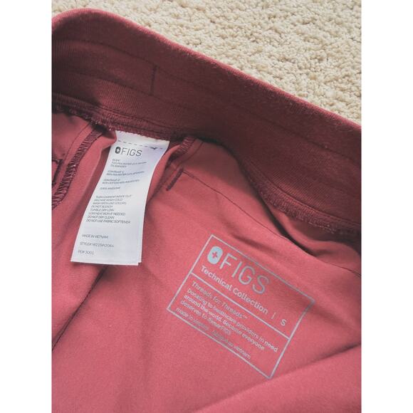 FIGS Limited Release Nepal Qua Jogger Scrub Pants Mauve Pink Small Medical Nurse - Picture 5 of 6